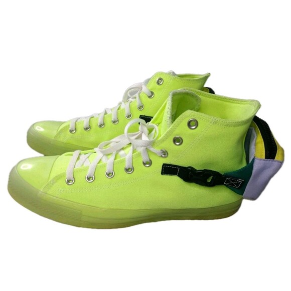 Converse Chuck Taylor All Star Buckle Up Hi Shoes Men\'s Size 13, Green Sneakers main image 9